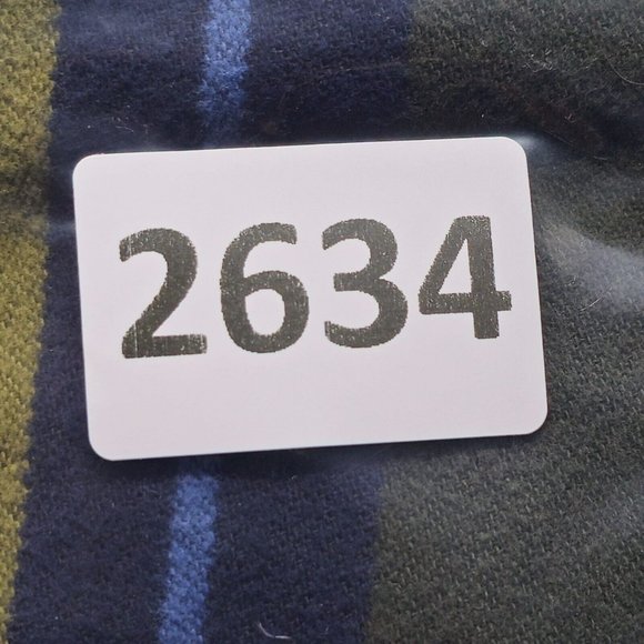 Duluth Trading Co Shirt Heavy Button Up Striped Men's XL Tall Multicolor Pockets - Picture 9 of 9